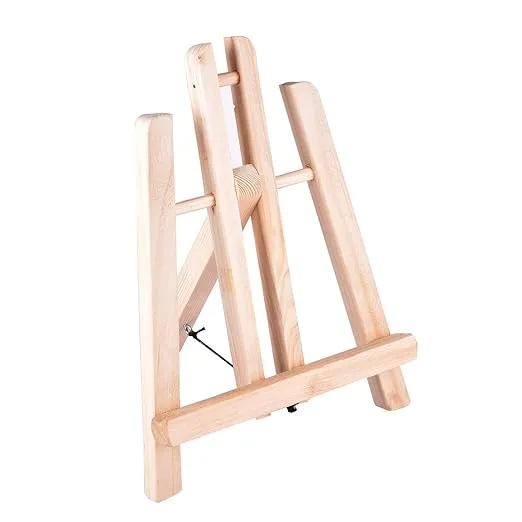 Variety Canvas Easel Stand Tabletop A-Frame Wooden Easel Size - 12"