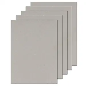 A4 Grey Board 2mm (800 GSM) Thickness Pack of 5 Fine Finish Board