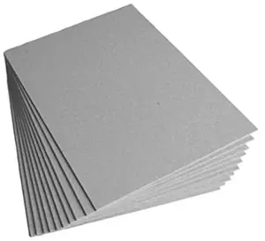A4 Size Grey Board Cardstock Paper Board 2mm Thickness Pack of 10 Pcs