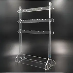 Acrylic Jewellery Display Stand-Perfect for Jewellery Shoots and Display, Organize Necklace, rings, ear rings and trinkets