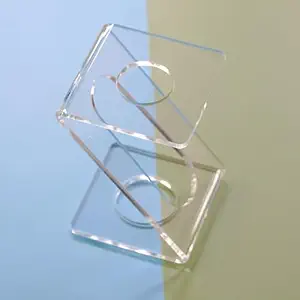 Acrylic Ice Cream Cone Holder – 1 Hole Transparent Stand for Waffle & Sugar Cones, Dessert Display Rack