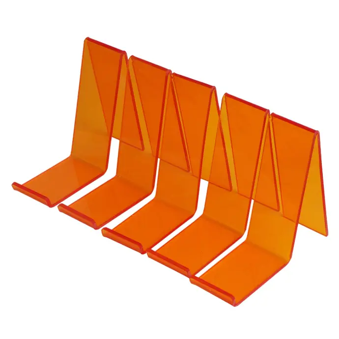 Multicolor Acrylic Shoe Display Stand Footwear Display Stand Multipurpose Acrylic Display Stand For Shoe Display Stand (Pack Of 12 Pcs)